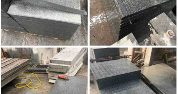 常德 芝麻黑地铺石材