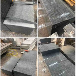 常德 芝麻黑地铺石材