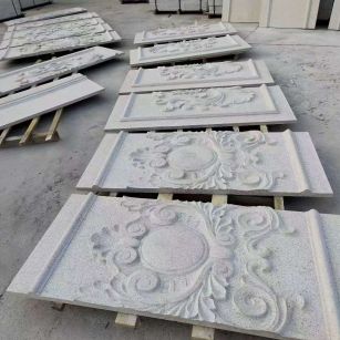 常德 芝麻白干挂雕花板