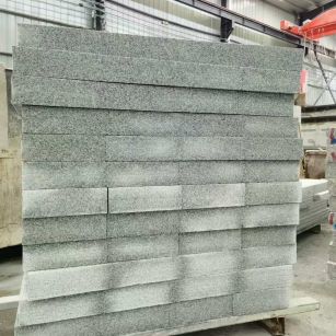 常德 芝麻白10公分300*600广场地铺，A料定制，尺寸标准，厚薄均匀