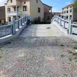 常德 芝麻灰花岗岩桥栏杆