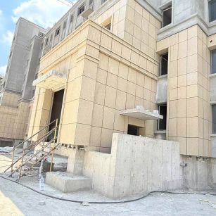 常德 黄金麻干挂，工地实拍