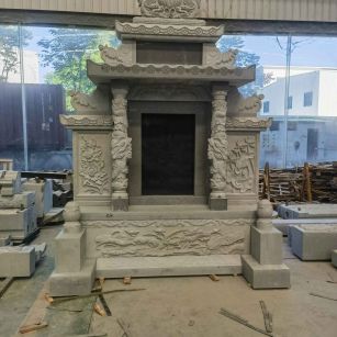 常德 芝麻灰高档墓碑、土墓，一套也支持定做