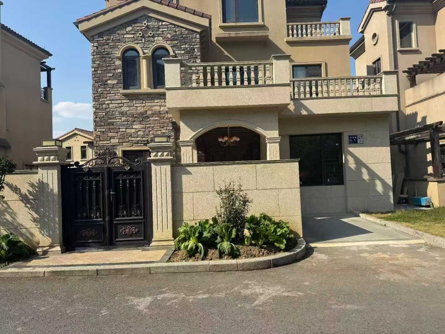 常德黄金麻别墅干挂效果展示