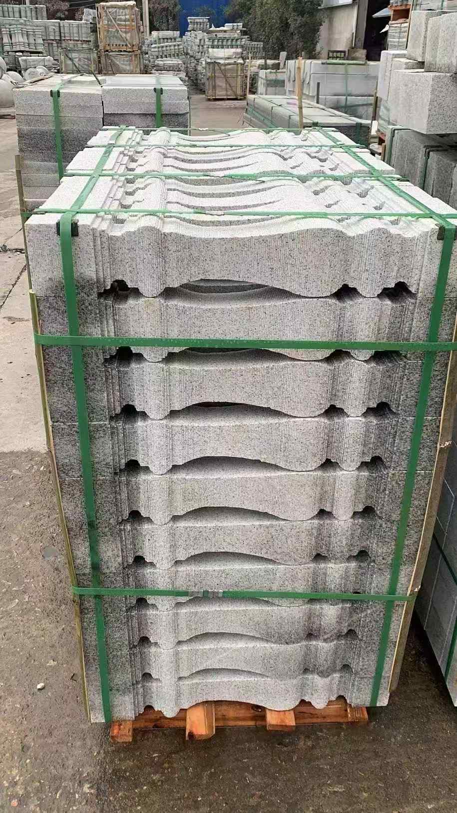 常德 芝麻白方形拉丝面，栏杆花瓶柱