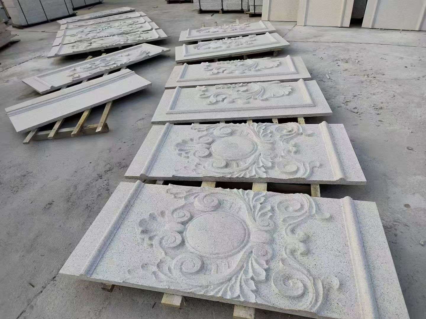 常德 芝麻白干挂雕花板