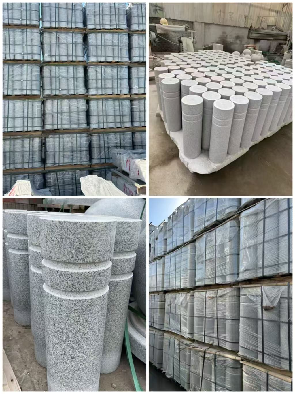 常德 芝麻白花岗岩挡车柱、隔离柱多少钱